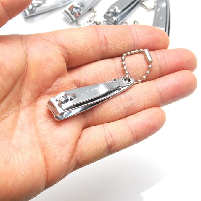 (3 Pack) Sharp Sturdy Nail Clippers Set with Nail File Toenail & Fingernail Clippers Nail Cutter Clipper Gift Set for Men and Women (A)