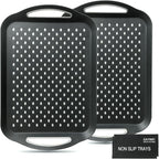 Large Anti-Slip Serving Tray by GAYIMEITRAYS