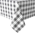 Checkered Square Tablecloth by Hiasan