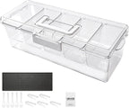 VEVOR Chilled Condiment Server Caddy, 5 Compartment Ice Cooled Serving Container - Image 9
