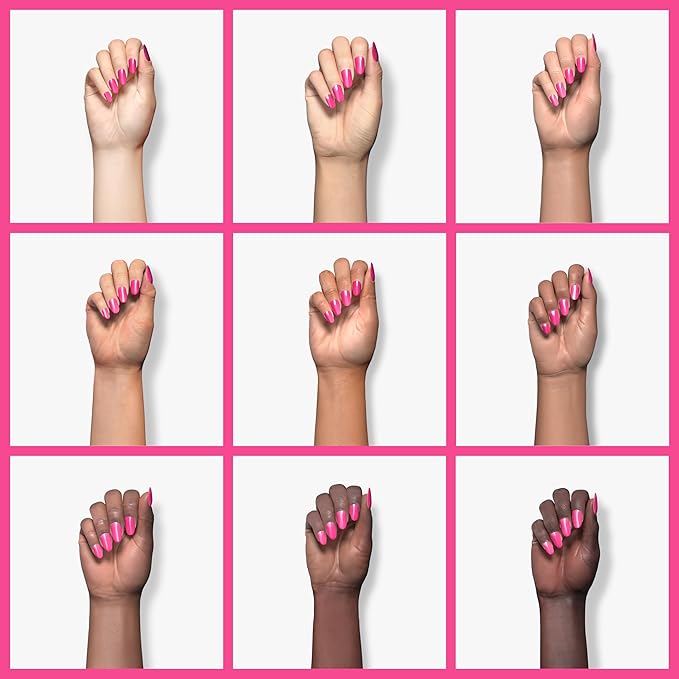 AILLSA Hot Pink Gel Nail Polish Neon Pink Gel Polish Pastel Bright Pink Nail Polish Macaron Spring Summer Colors Soak Off U V for French Nail Manicure Salon DIY & Holiday Gifts 0.5 Fl Oz GB79