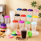 Honeydak 45 Pack 16 oz Reusable Coffee Cups - Image 2