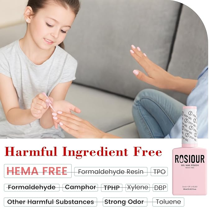 18 ML HEMA and TPO Free Jelly Nude Gel Nail Polish, Pastel Yellow One Step Gel Nail Polish 3-in-1,Translucent Color Soak Off U V Gel for Nail Art Salon & Home DIY Manicures