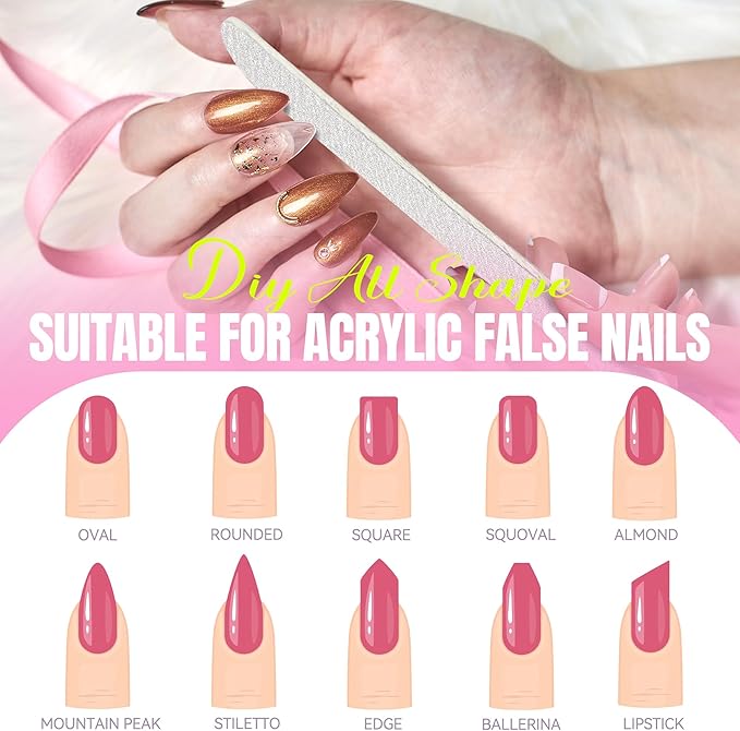 Disposable Zebra Nail Files 80/80 Grit 5 Inch Double Sided Emery Boards for Acrylic Nails Toenails Professional Manicure Pedicure Tools 50Pcs (Pack of 2)
