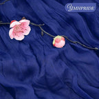 YMHPRIDE 12 Pack Cheesecloth Table Runner 35x120in Royal Blue Table Runner | - Image 3