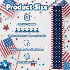 4th of July Decorations, Patriotic USA Stars Table Runner - Image 2