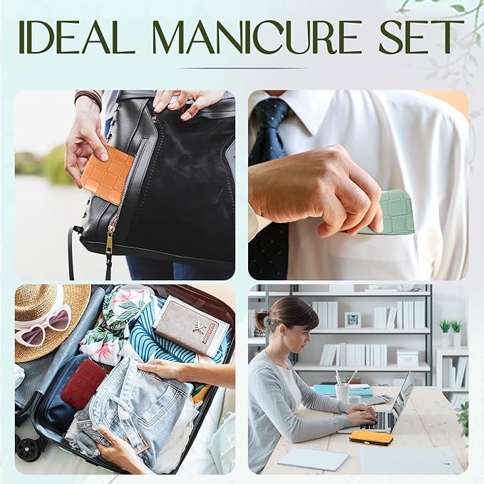 24 Sets Manicure Pedicure Bulk Gifts Professional Nail Care Gifts, Travel Nail Clippers Kit 8 in 1 Stainless Steel Pedicure Set with Case Portable Grooming Kits for Women Men(Classic)