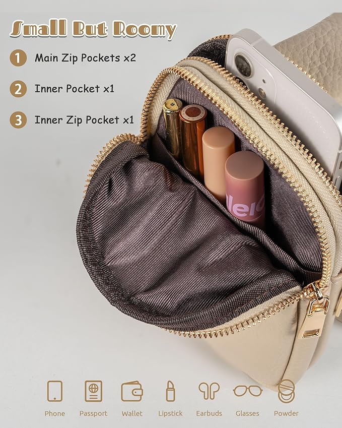Crossbody Bags for Teen Girl, Birthday Gift for Female Girls Daughters Sisters, Lightweight Waterproof Crossbody Phone Purse, Mini Sling Bag for Women, Cute Trendy Stylish Stuff for Bestie