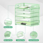 5 Trays Paper Organizer Letter Tray - Image 3