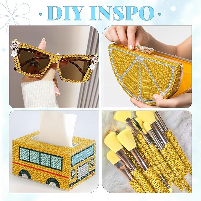 6000Pcs Resin Rhinestones for Bedazzling with 3Pcs B7000 Jewelry Glue, 1 Box Golden Flatback Rhinestones for Crafting Crafts DIY, Crystals Gems for Clothing Shoes Tumblers Nail Art Makeup