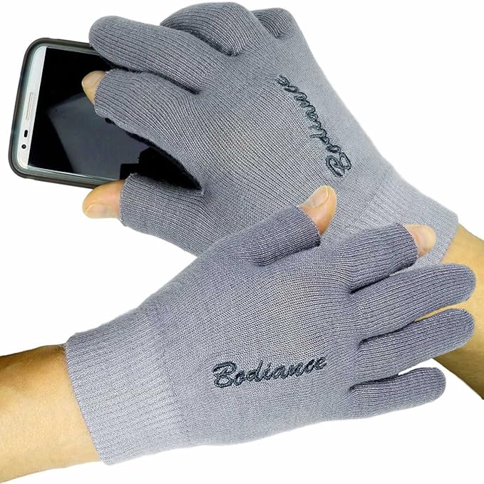 O'Keeffe's Working Hands Cream & Gloves Bundle: Unscented, Non-Greasy 3.2 oz. Cream, Gel Moisturizing Gloves (1 pair, Gray)