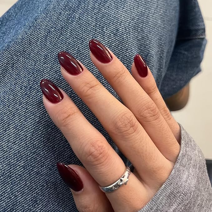 Cherry Red Nail Polish, 12ml Quick Dry Nail Lacquer, Nail Art Varnish-12ML