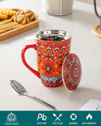 vancasso 18 Oz Tea Infuser Mug - Image 3
