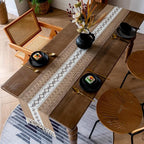 EMMTEEY Macrame Table Runner Boho Style 36 Inches Long, Scratch & Heat Resistant - Image 7