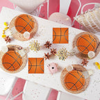 40 Pcs Basketball Plates and Napkins Party Tableware Set, Serves 20 | - Image 6