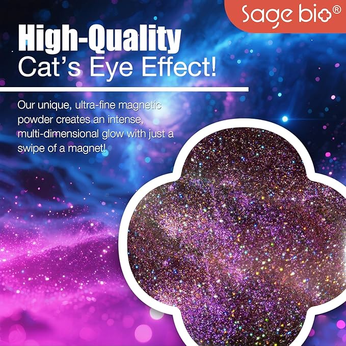 Cat Eye Gel Nail Polish, 15ml Magnetic Gel, High-Gloss, Long-Lasting, Magnetic Stick for DIY Manicures, 3D Effect, Rich & Vibrant Colors, 04