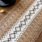 EMMTEEY Macrame Table Runner Boho Style 36 Inches Long, Scratch & Heat Resistant - Image 4