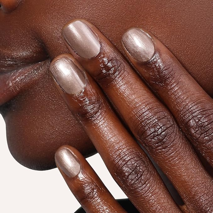 LONDONTOWN lakur Nail Polish - Chip-Resistant, Non-Toxic, Conditions & Hydrates Nails | Shimmery Bronze Pearl, Nightcap, .40 fl oz