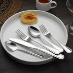 Amazon Basics Silverware Set, Stainless Steel Flatware, Dishwasher Safe - Image 6