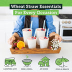 Grow Forward Premium Wheat Straw Cups - Image 2