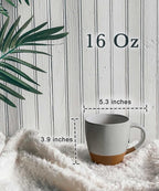 Mora Ceramic Large Latte Mug Set of 4, 16oz - Image 2