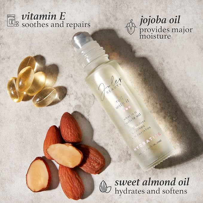 Julep Essential Cuticle Oil Treatment - Hydrating Nail & Cuticle Therapy with Vitamin E, Honey, and Sweet Almond Oil - Strengthens and Nourishes Dry Cuticles for Healthier Nails (0.35 fl oz)