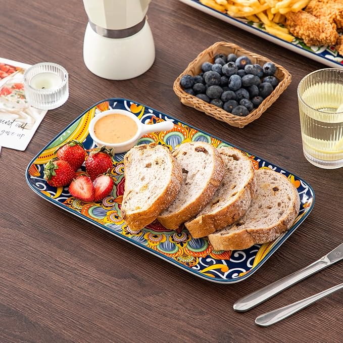 vancasso Serving Platters Set of 3, Microwave & Dishwasher Safe - Image 5
