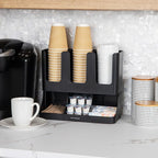 Mind Reader Condiment Station, 13 Inch Countertop Coffee Bar Organizer - Image 2