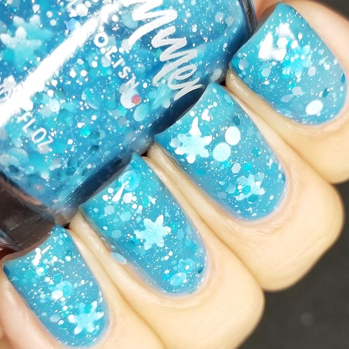 KBShimmer Snow Much Fun Nail Polish- 0.5 oz Full Sized Bottle