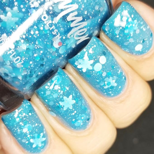 KBShimmer Snow Much Fun Nail Polish- 0.5 oz Full Sized Bottle