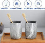Marble Grey Toothbrush Holders for Bathrooms - Image 6