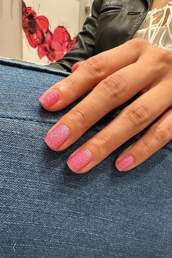 NOVA, Female Founded, Semi Cured Gel Nail Strips (Karma) - The 10 Minute Manicure. Salon-Quality, Works with Any Nail Lamp, Easy to Apply & Remove - Incl. Nail File & Wooden Stick (Karma)