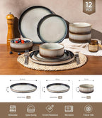 GBHOME Stoneware Dinnerware Sets - Image 8
