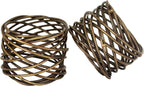 ITOS365 Handmade Round Mesh Napkin Rings Holder - Image 2