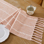 Wracra Rustic Linen Table Runner - Image 7