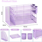 Desk Organizer, 4-Tier Desktop File Organizer - Image 4