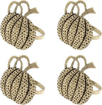 Pumpkin Napkin Rings Set of Four by Jolitee