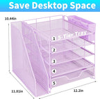 5-Tier Desk File Organizer - Image 2