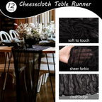 12 Pack Boho Gauze Table Runner 35x72 Inch - Image 4
