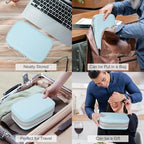 FYY Electronic Organizer, Travel Tech Pouch Bag, Mint Green | Wrist Strap - Image 7