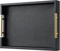 Black Rectangle Serving Tray by SYYSY