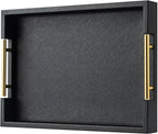 Black Rectangle Serving Tray by SYYSY