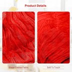 1 Pack Red Cheesecloth Table Runner 35x120 Inch 10Ft Rustic Gauze Cheese Cloth - Image 3