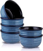 Hasense Cereal Bowl Set of 6, 20 Ounces Ceramic Soup Bowls Set by Hasense