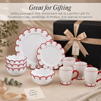Sango 12-Piece Stoneware Dinnerware Set - Image 5