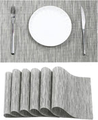 Leetaltree Silver Placemats Set of 6 by Leetaltree-ArtatEveryTable
