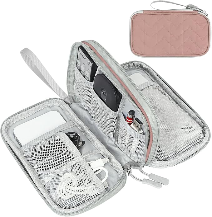 FYY Electronic Organizer, Travel Tech Pouch Bag, Waterproof, Double Layers by FYY