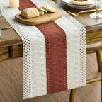 Artoid Mode Caramel Farmhouse Rustic Table Runner 12x120 Inch | Seasonal by ArtoidMode