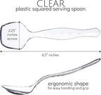 Plasticpro Disposable Plastic Serving Spoons Durable Heavy Duty Premium Serving - Image 2