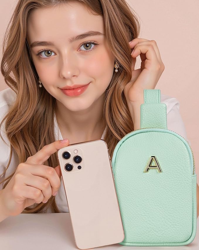 Gifts for Preteens Teen Girls, Sling Purse with Initial Letter for 8 9 10 11 12 13 14 15 16 Year Old Girls, Mini Crossbody Bags for Teen Girls, Tween Girls Trendy Stuff, Travel Essentials